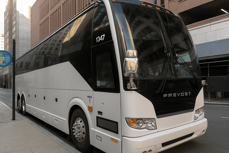 a Charter Bus Rental Waterloo coach bus